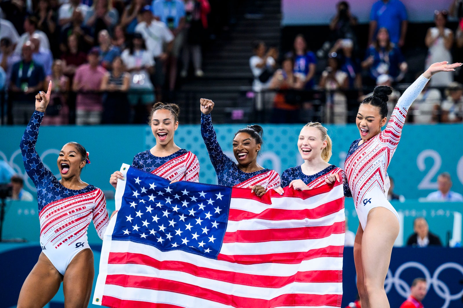 2024 Halloween Costume Ideas Team USA Gymnastic Jade Carey Sunisa Lee Simone Biles Jordan Chiles and Hezly Rivera