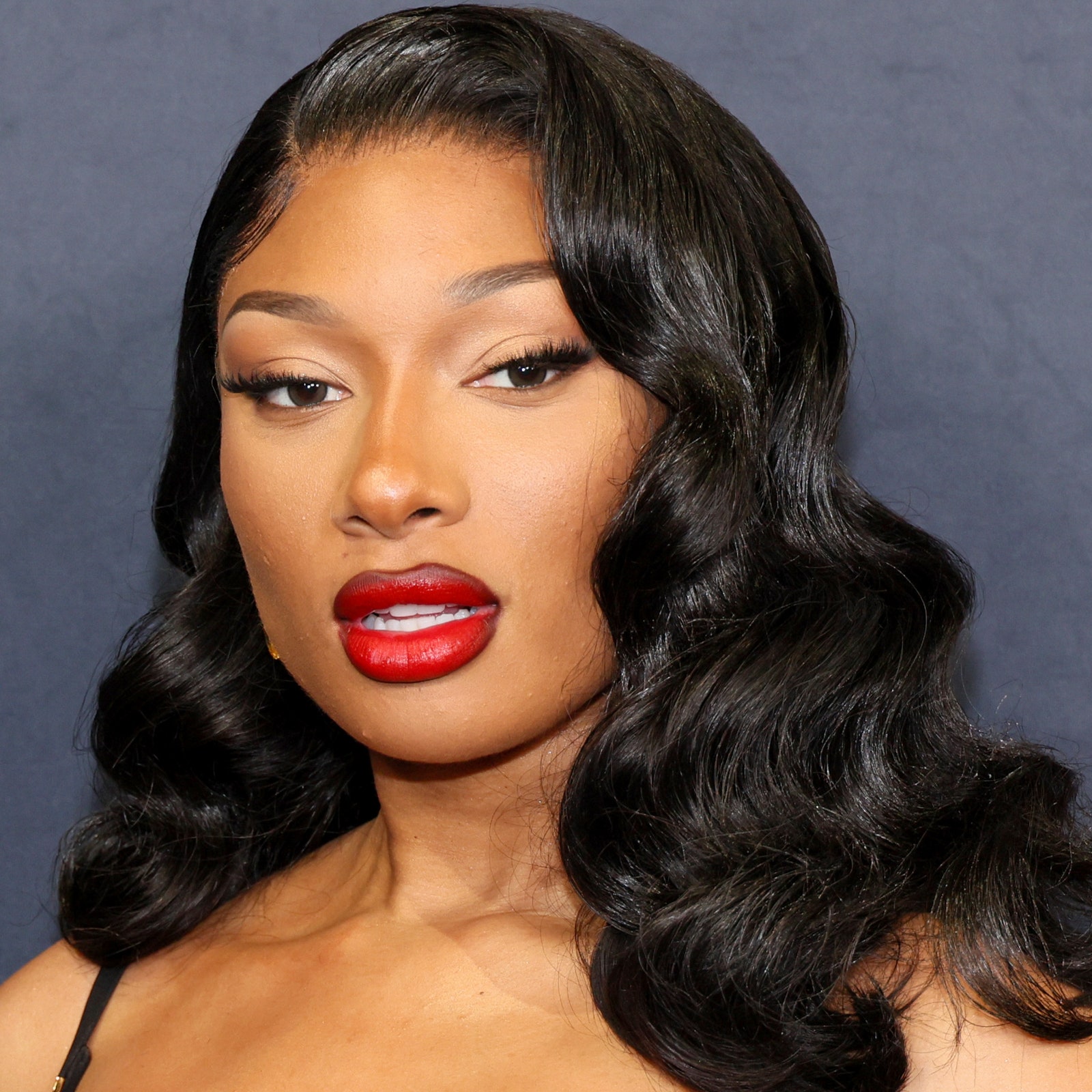 Megan Thee Stallion Matched Her Mani to Her Hair Bow