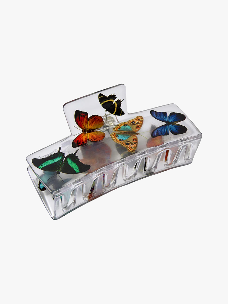 Chunks Medium Box Hair Claw Clip on light gray background